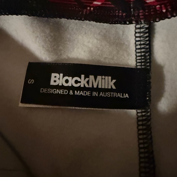 Blackmilk "TARTAN RIBBON CUFFED PANTS - LIMITED" Size small - Picture 4 of 6